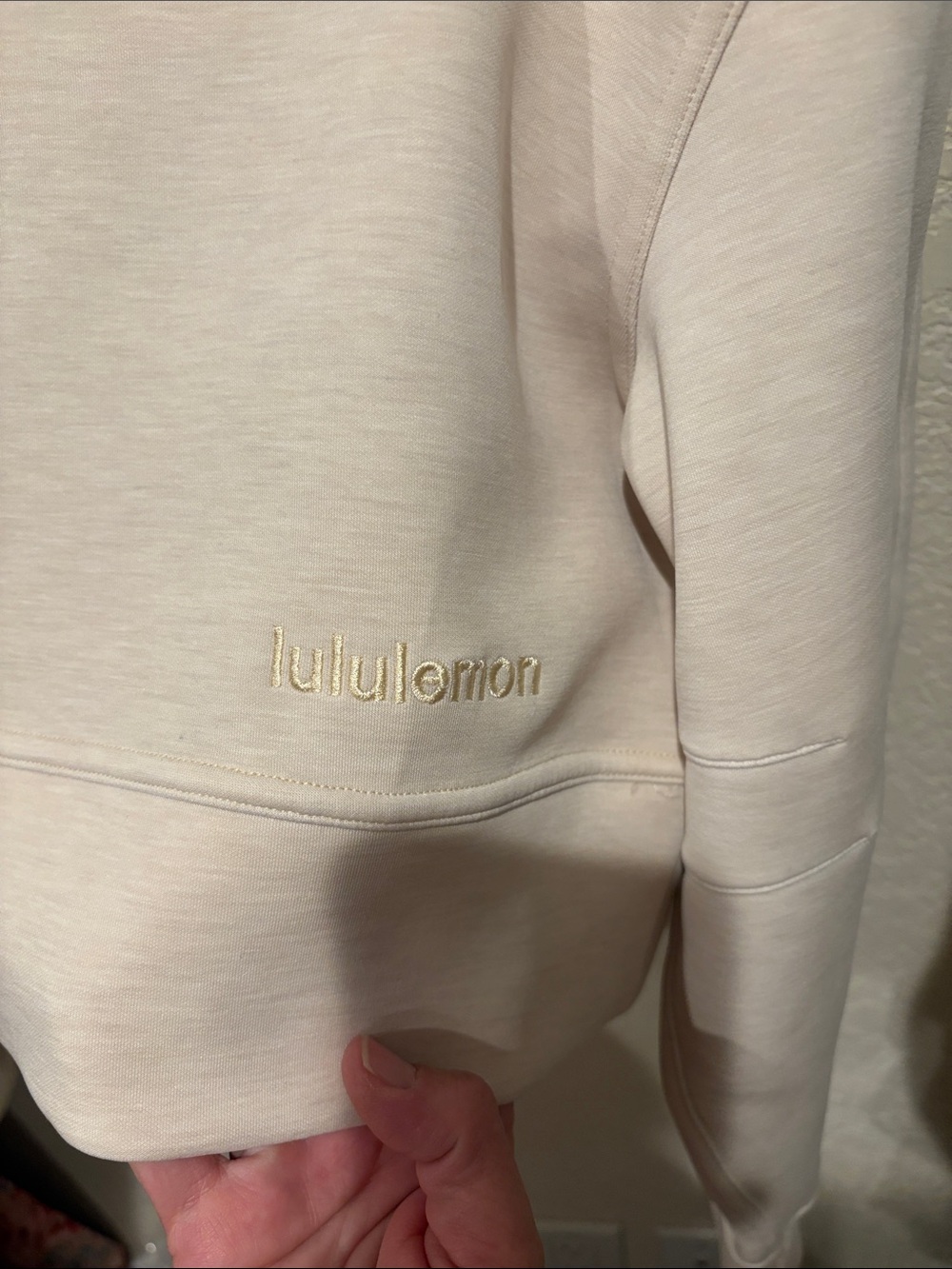 lululemon athletica Cropped Crew Sweatshirt - Cream - Picture 5 of 8